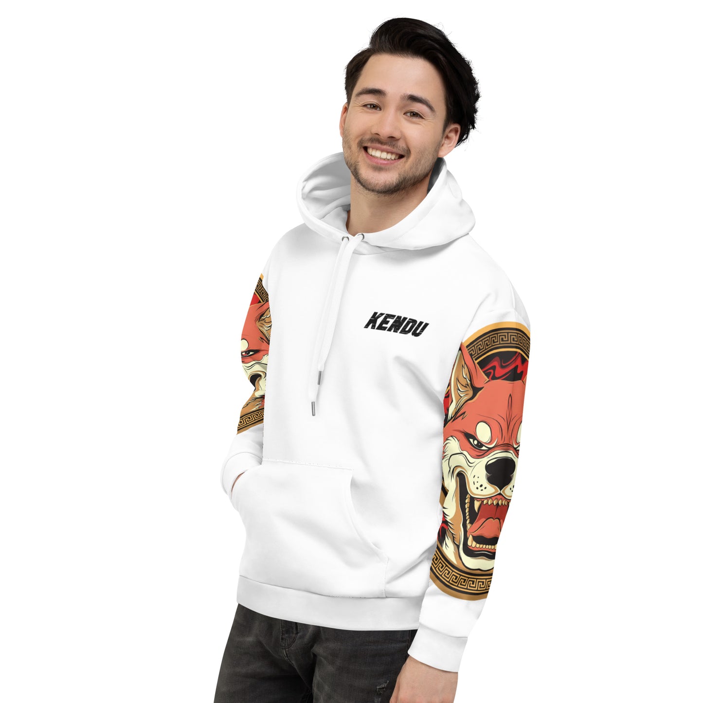 Kendu Unisex Hoodie #2 - White