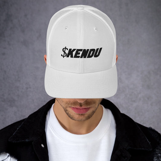 Kendu Trucker Hat, White