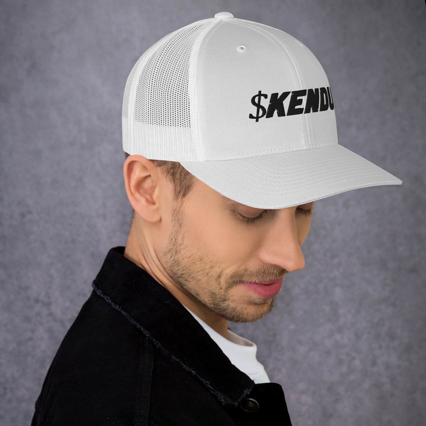 Kendu Trucker Hat, White